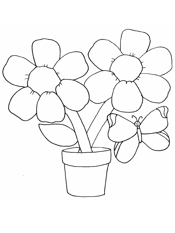 colouring page of flowers kids coloring pages flowers coloring pages colouring flowers of page 