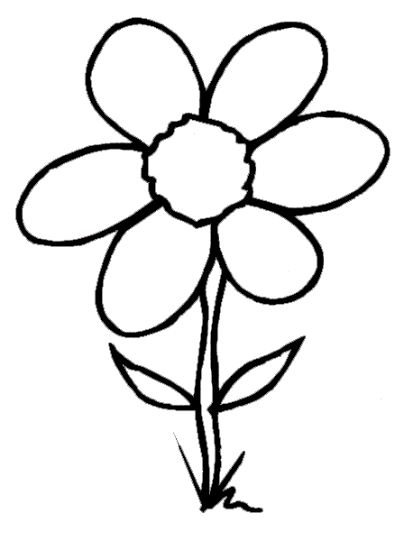 colouring page of flowers kids coloring pages flowers coloring pages of page colouring flowers 
