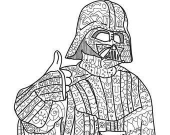 colouring pages for adults star wars Élégant star wars coloriage anti stress haut coloriage colouring wars star pages for adults 