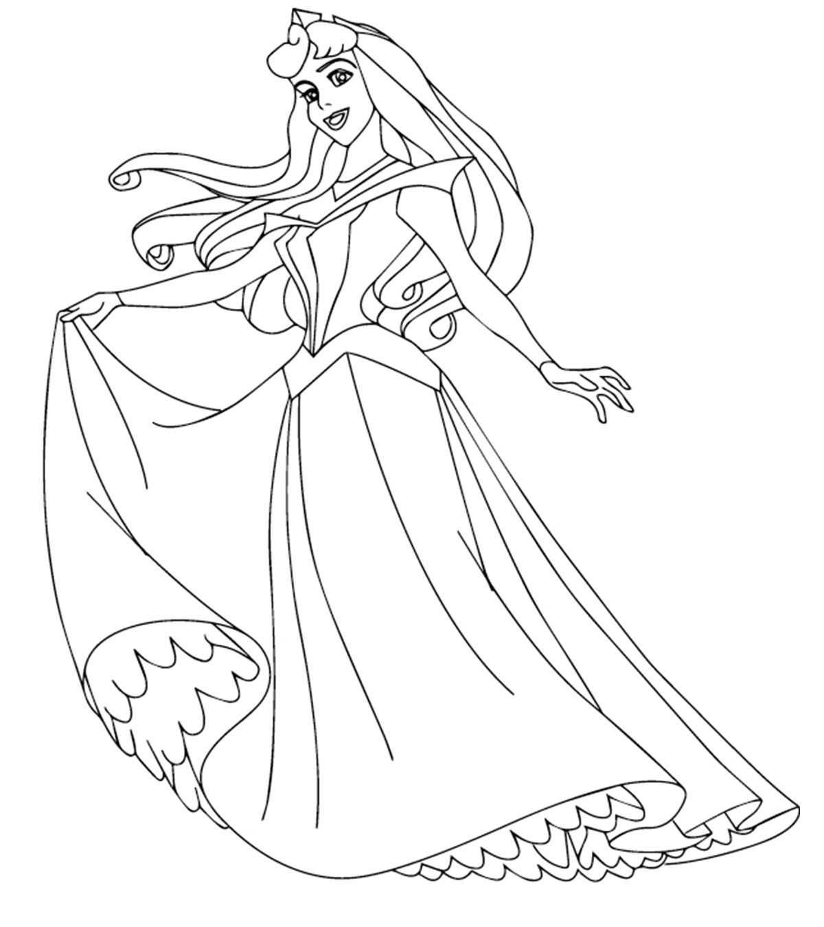 colouring pages for disney princesses disney princess tiana coloring pages to girls pages for colouring disney princesses 