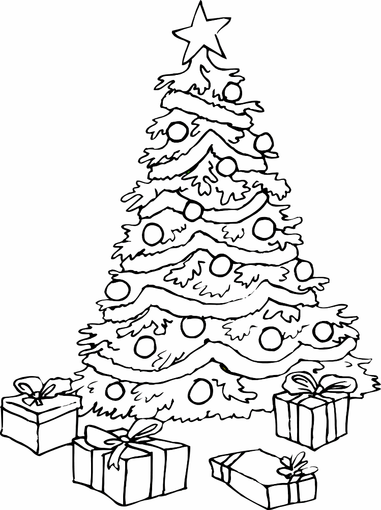 colouring pages of christmas tree top 35 free printable christmas tree coloring pages online of pages tree colouring christmas 