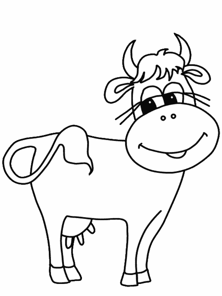 colouring pages of cow cow coloring pages getcoloringpagescom of colouring cow pages 