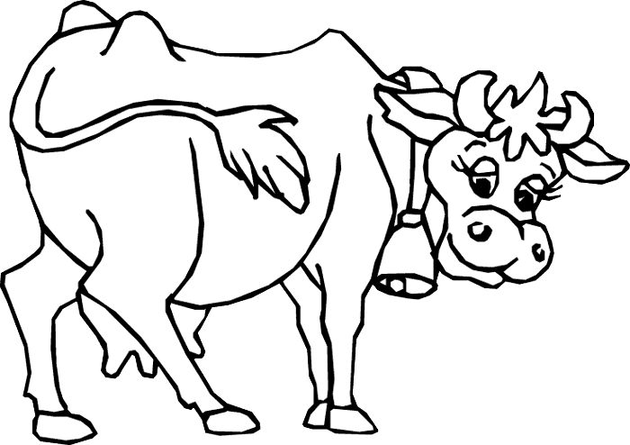 colouring pages of cow cute cow animal coloring books for kids drawing colouring of pages cow 