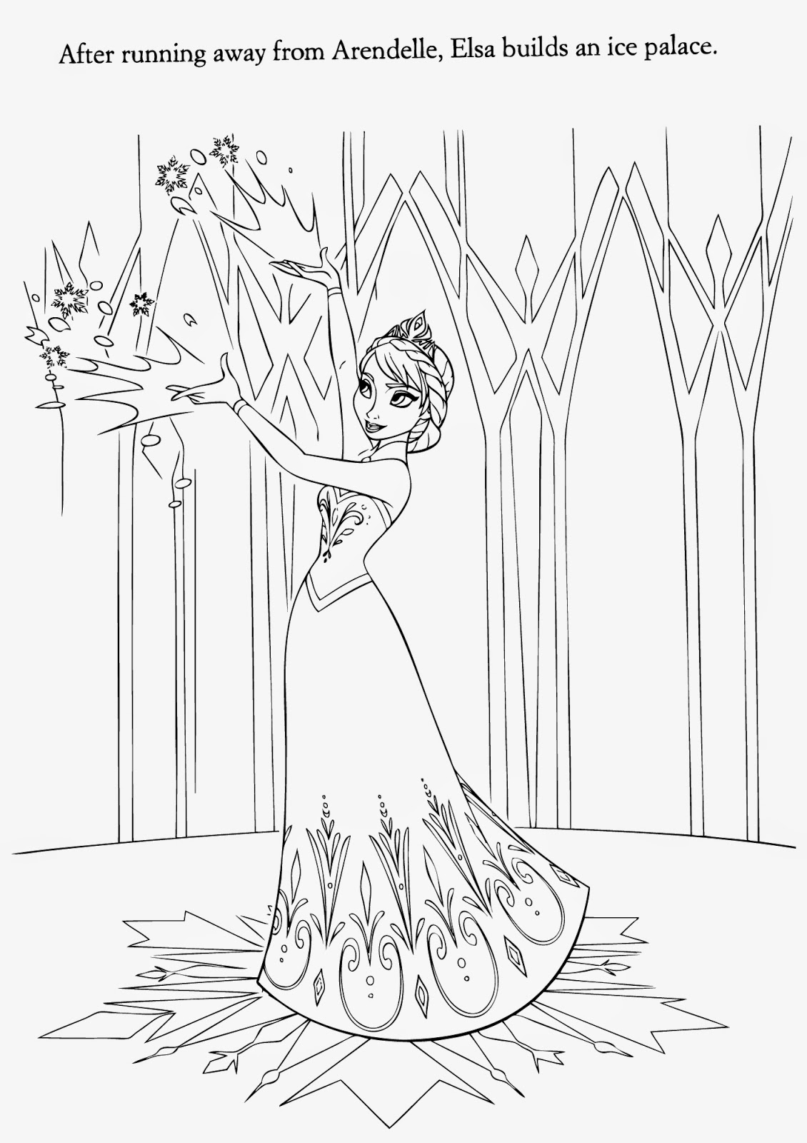colouring pages of disney frozen 1000 images about elsa on pinterest pages frozen disney of colouring 