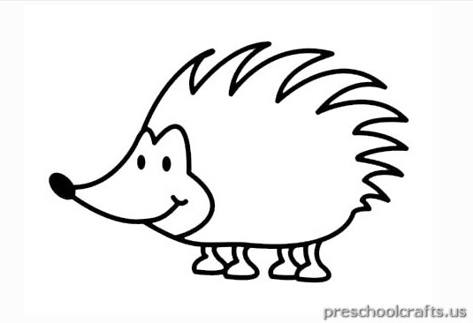 colouring picture hedgehog free hedgehog coloring pages for kids preschool crafts picture colouring hedgehog 