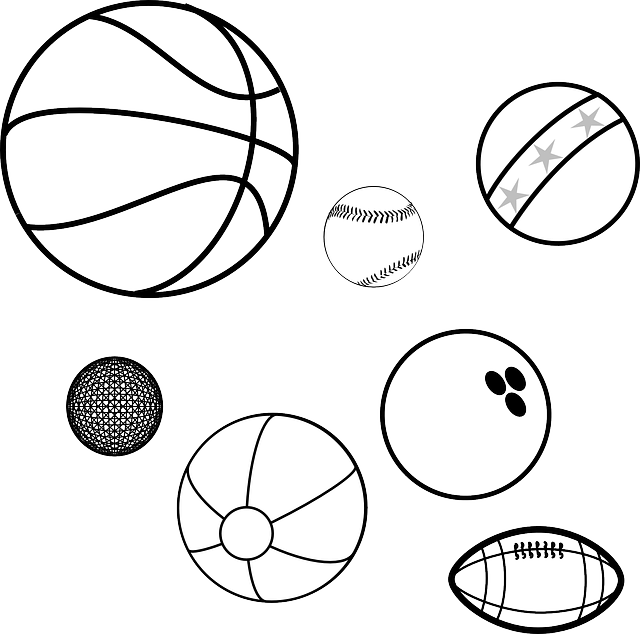 colouring picture of a ball balls sports game free vector graphic on pixabay a ball picture of colouring 