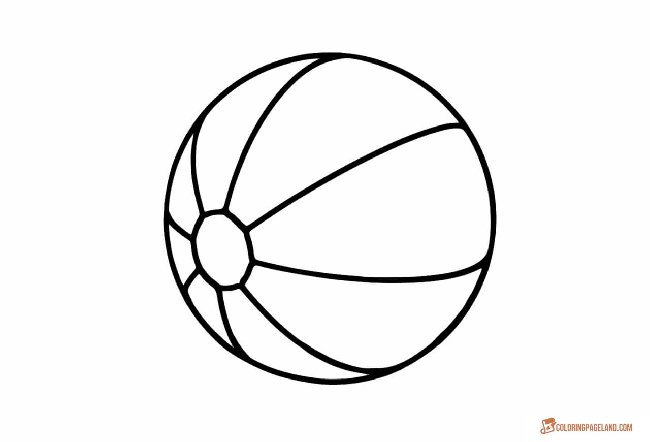 colouring picture of a ball basketball coloring pages to download and print for free a ball picture of colouring 