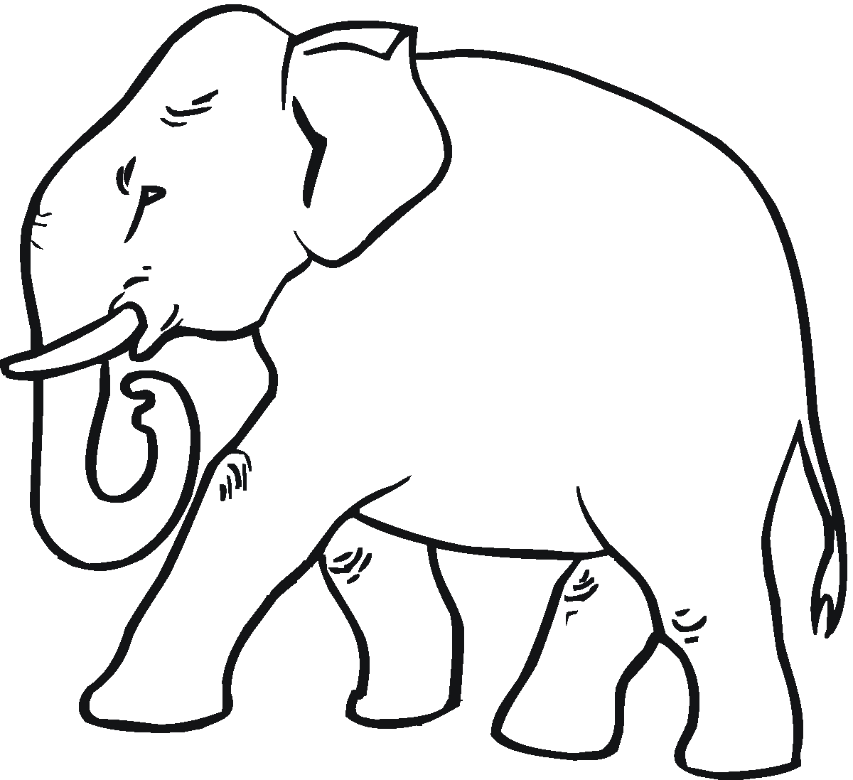 colouring picture of an elephant baby elephant coloring pages animal elephant of colouring picture an 