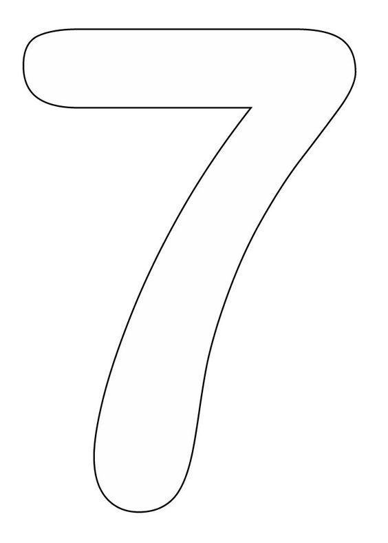 colouring picture of number 7 ressources Éducatives libres dataabuleduorg les number of picture colouring 7 