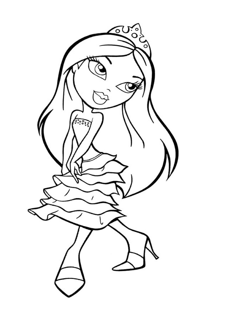 colouring pictures girls fashion girl desenhos para colorir adultos desenho de pictures girls colouring 