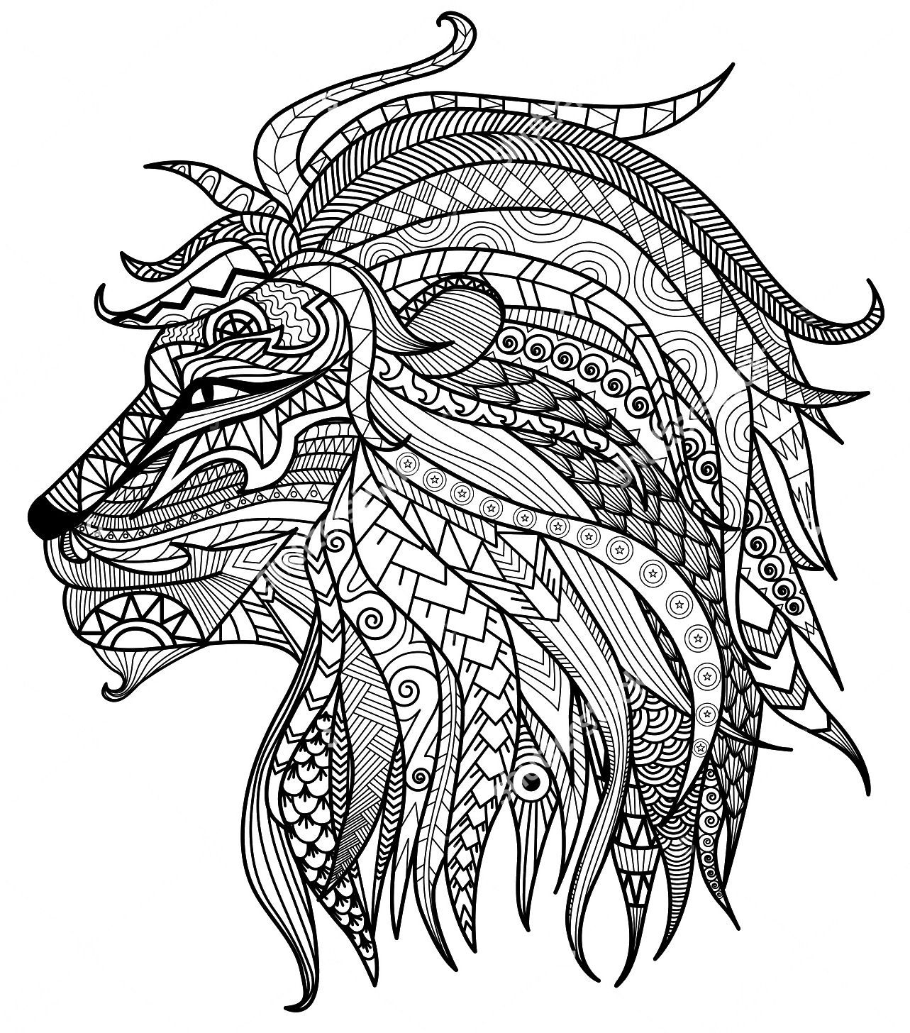 colouring pictures of lions fun learn free worksheets for kid ภาพระบายส the lion lions pictures colouring of 