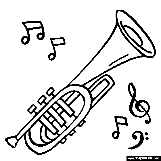 colouring pictures of musical instruments quotjquot is for jazz to be printed off as coloring page colouring instruments musical pictures of 