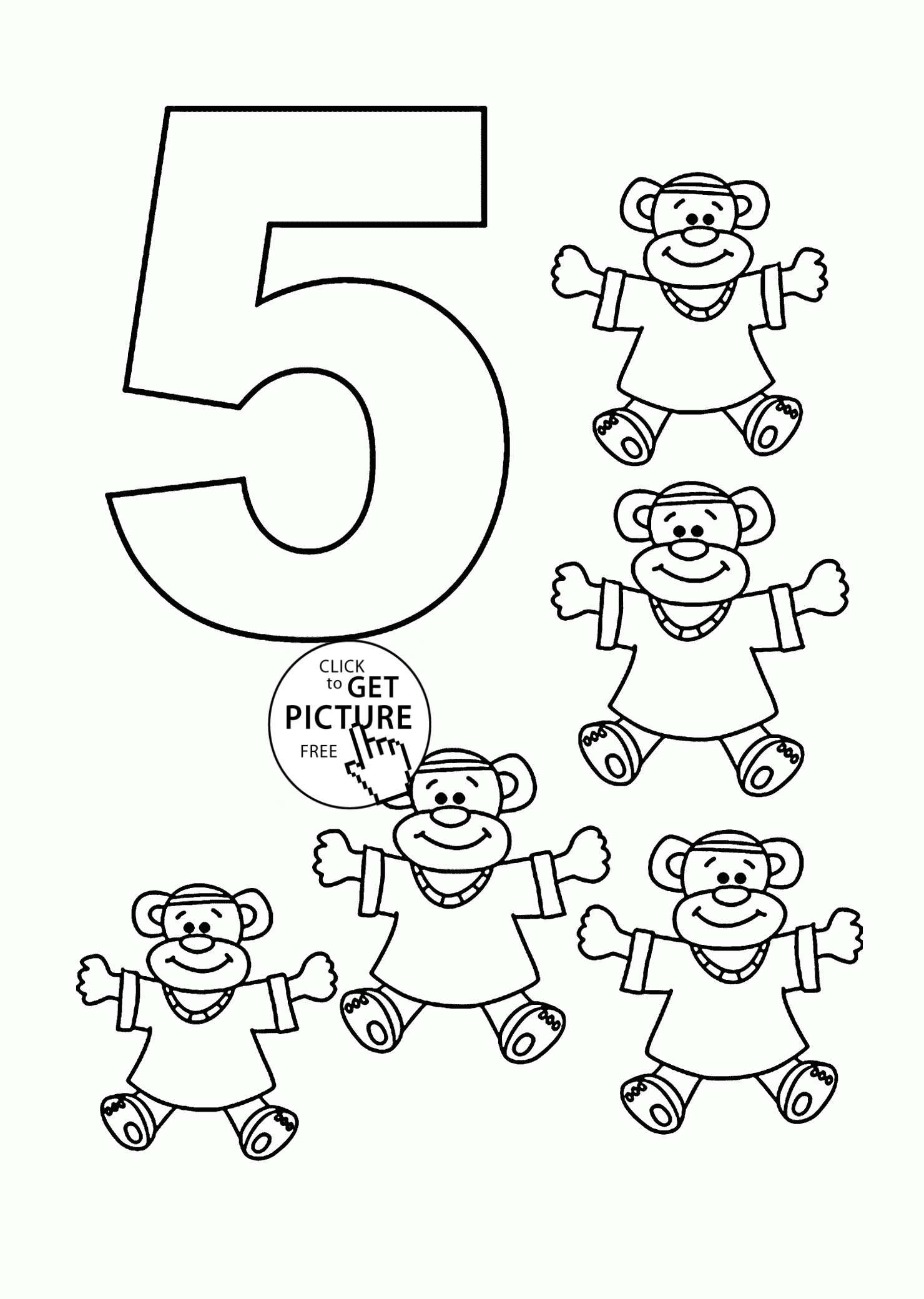 colouring sheets year 1 number 5 coloring pages for kids counting sheets sheets 1 colouring year 