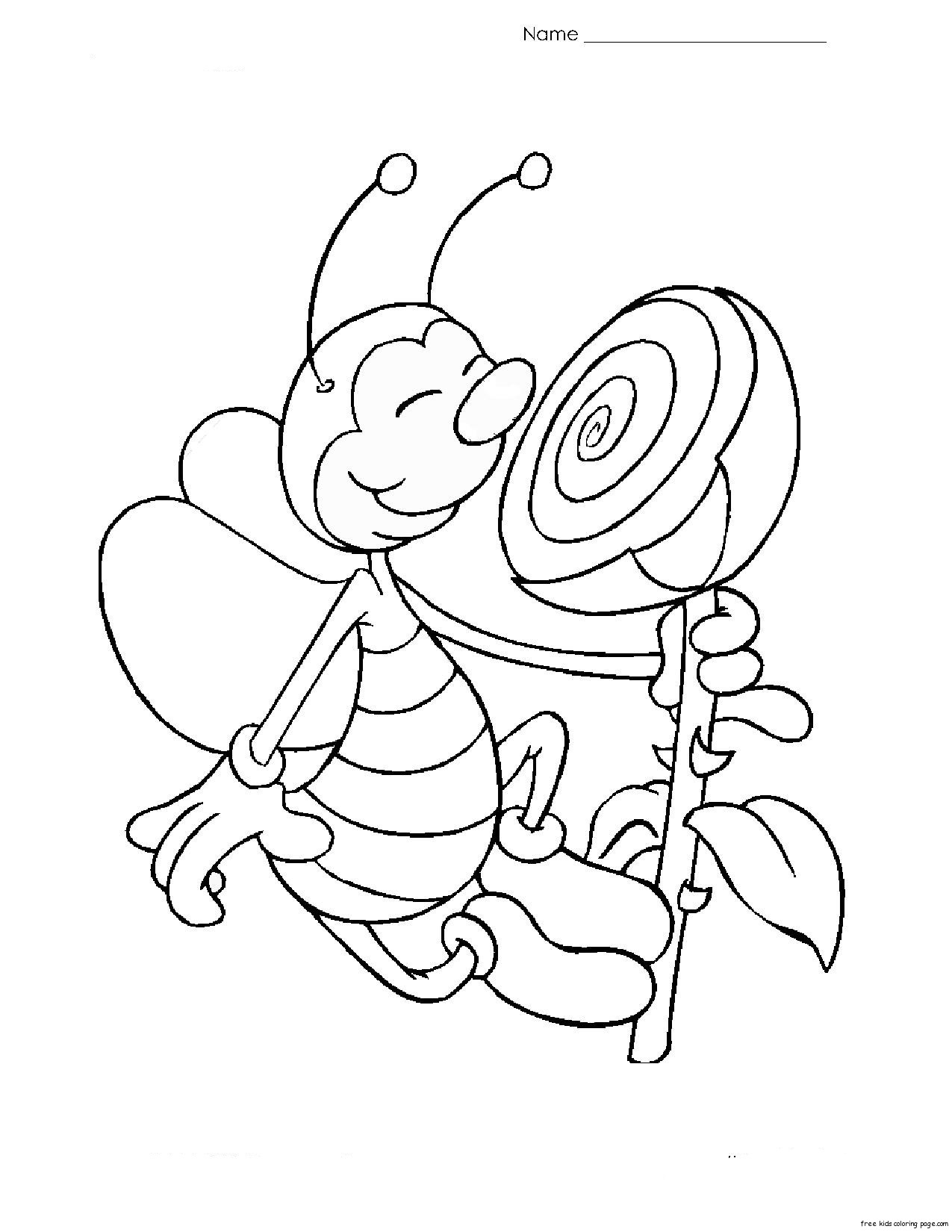 colouring worksheets for grade 1 print out coloring page bee with flower for kidsfree worksheets colouring 1 grade for 