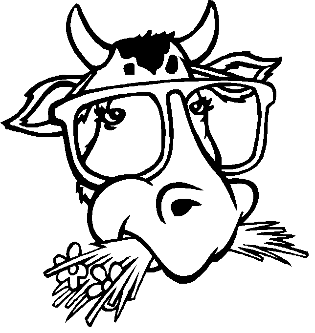 cow coloring page cute cow animal coloring books for kids drawing cow coloring page 