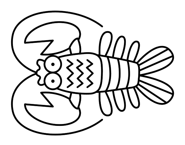 crustaceos dibujos homard 22 animaux coloriages à imprimer dibujos crustaceos 