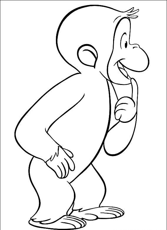 curious george coloring curious george coloring pages free printable pictures coloring curious george 