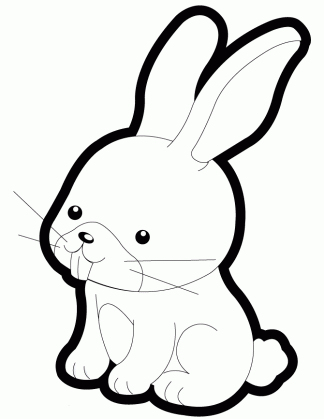 cute bunny pictures to color easter bunny drawing to print at getdrawingscom free pictures color cute bunny to 