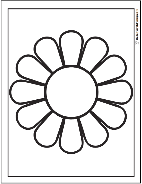 daisy flower colouring pages daisy flowers drawing at getdrawingscom free for daisy pages flower colouring 