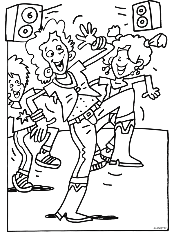 dancing coloring pages group of young ballet dancers coloring pages hellokidscom coloring dancing pages 