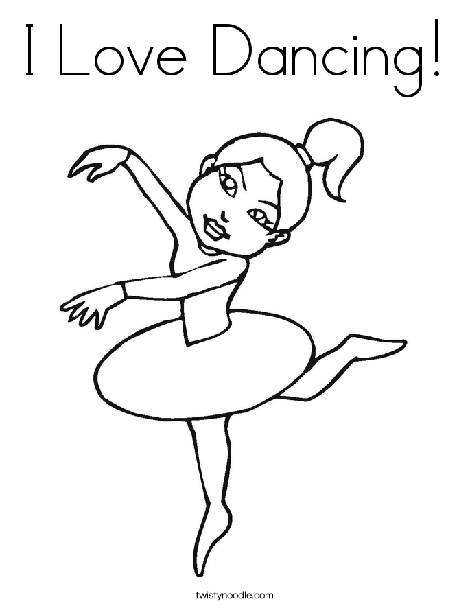 dancing coloring pages i love dancing coloring page twisty noodle pages dancing coloring 