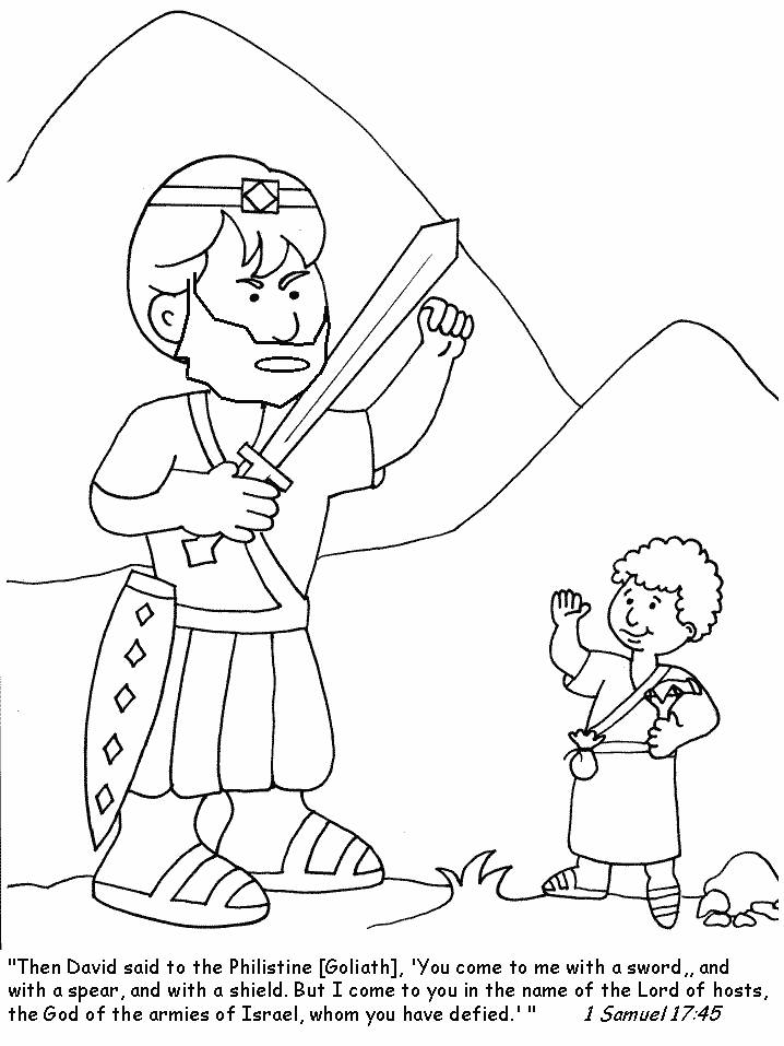david and goliath coloring page homemade happiness homegrown treasures and homeschooling david page and coloring goliath 