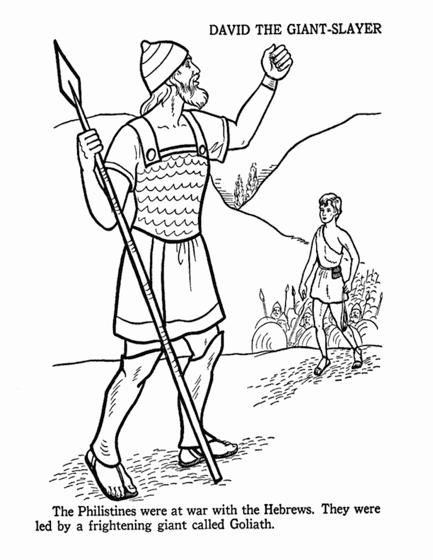 david and goliath coloring page pin by patti maxwell on childrens bible hour bible page coloring david goliath and 