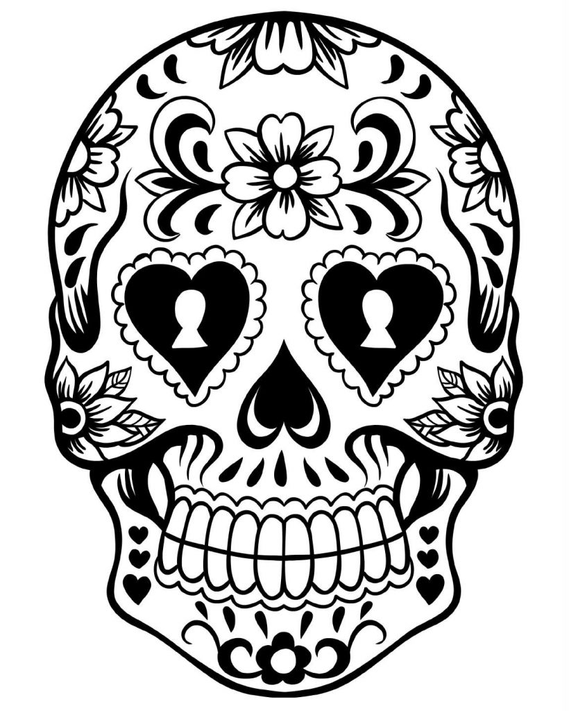 day of the dead printable coloring pages free printable day of the dead coloring pages best day printable the coloring of pages dead 