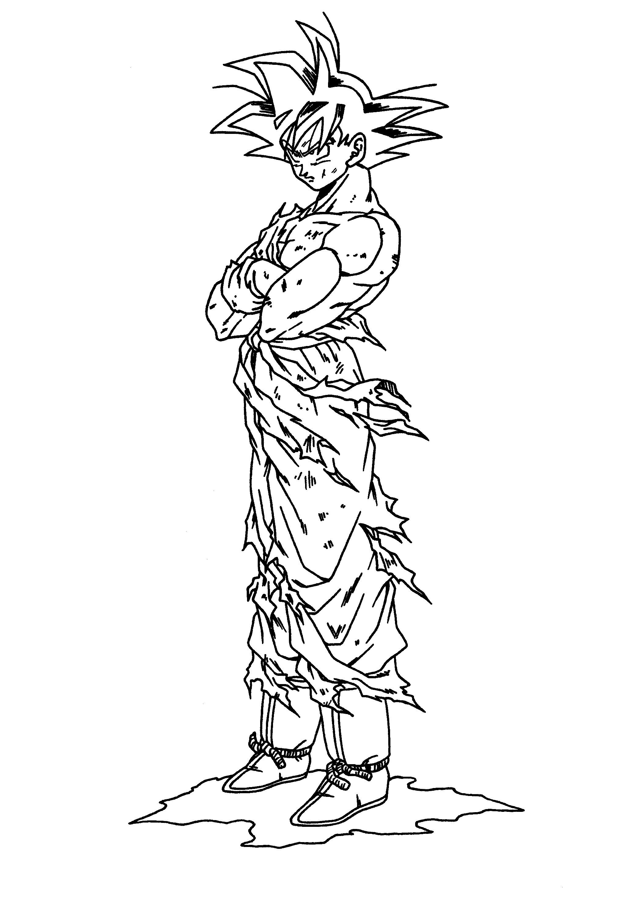 dbz colouring pages printable goku coloring pages for kids cool2bkids colouring pages dbz 