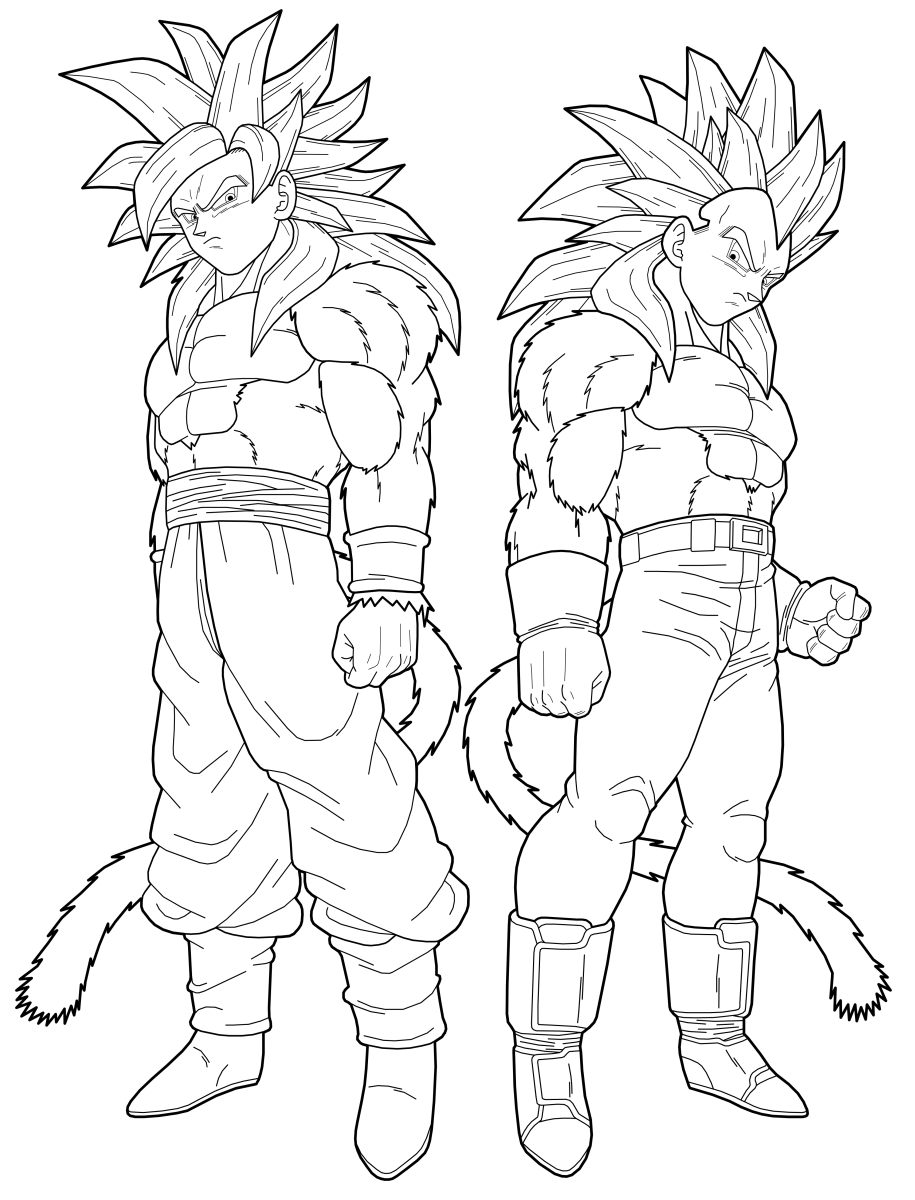 dbz colouring pages vegetto dbm by slangh on deviantart colouring pages dbz 