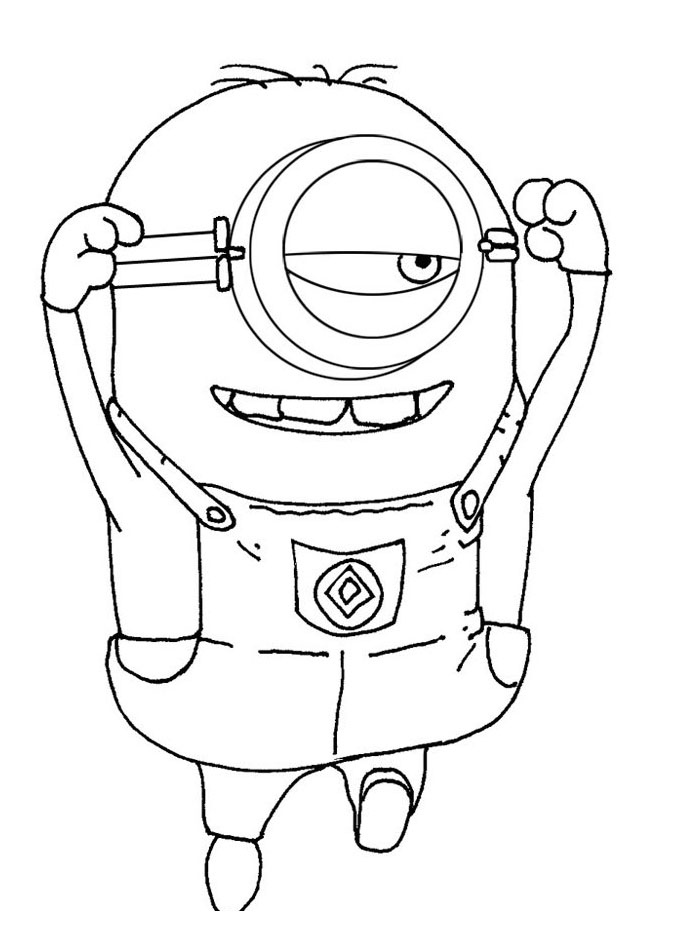 despicable me minions coloring pages printable disney two eyed minion despicable me 2 coloring despicable coloring pages me minions 