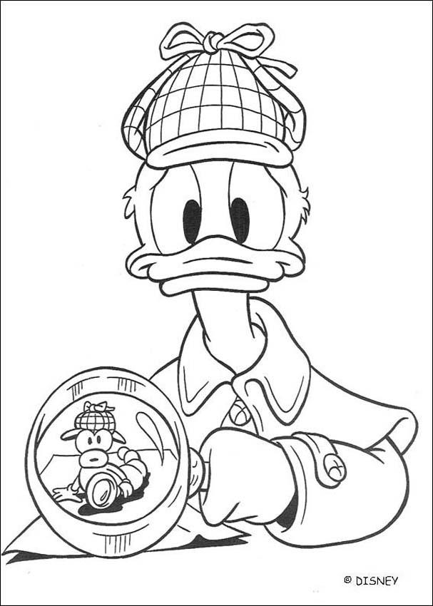 detective coloring pages donald duck the private detective coloring pages coloring pages detective 