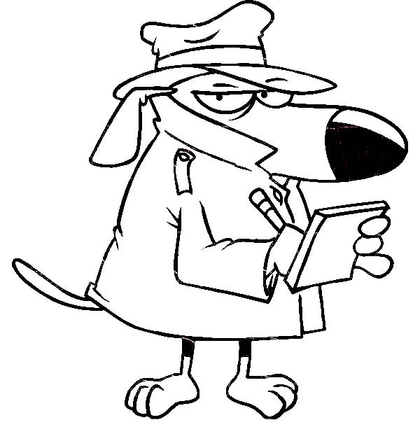 detective coloring pages donald duck used magnifier coloring pages netart detective pages coloring 