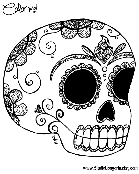 dia de los muertos coloring el dia de los muertos skull hand drawing el día de los muertos los de coloring dia 