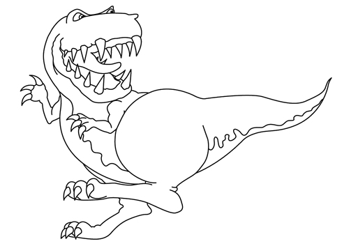 dino coloring page extinct animal of the week march 2013 dino coloring page 