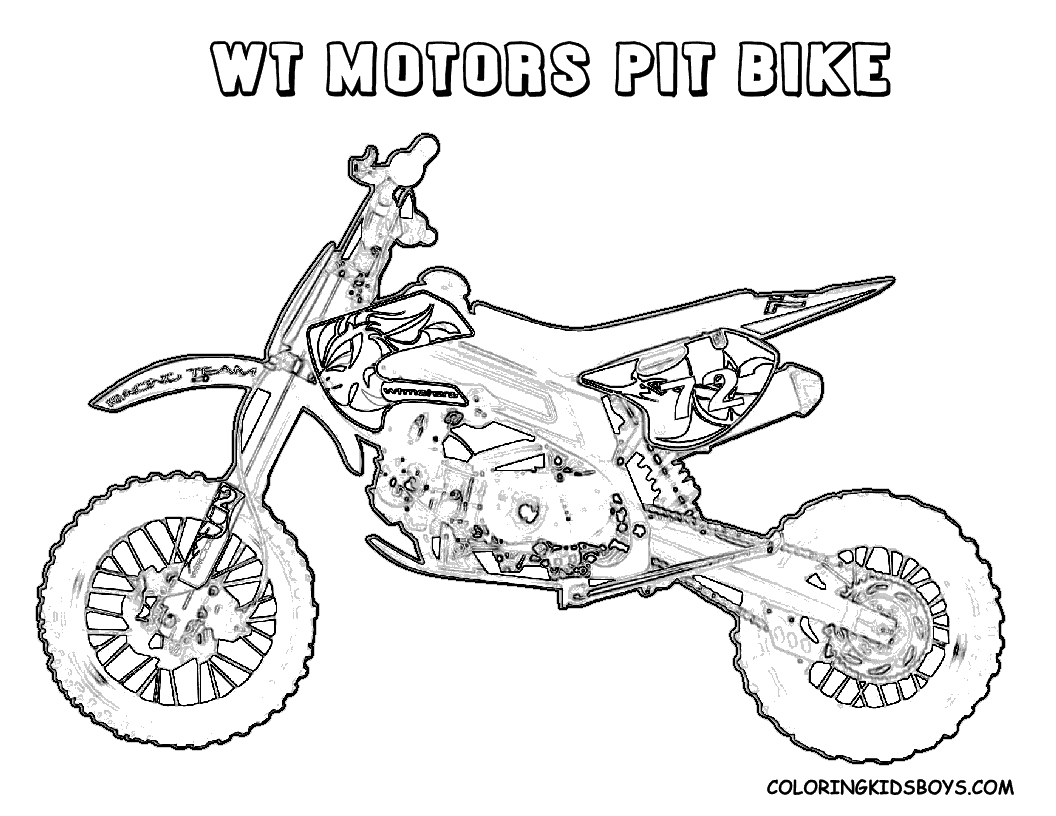 dirt bike images to color honda dirt bike coloring page free printable coloring pages color bike images dirt to 