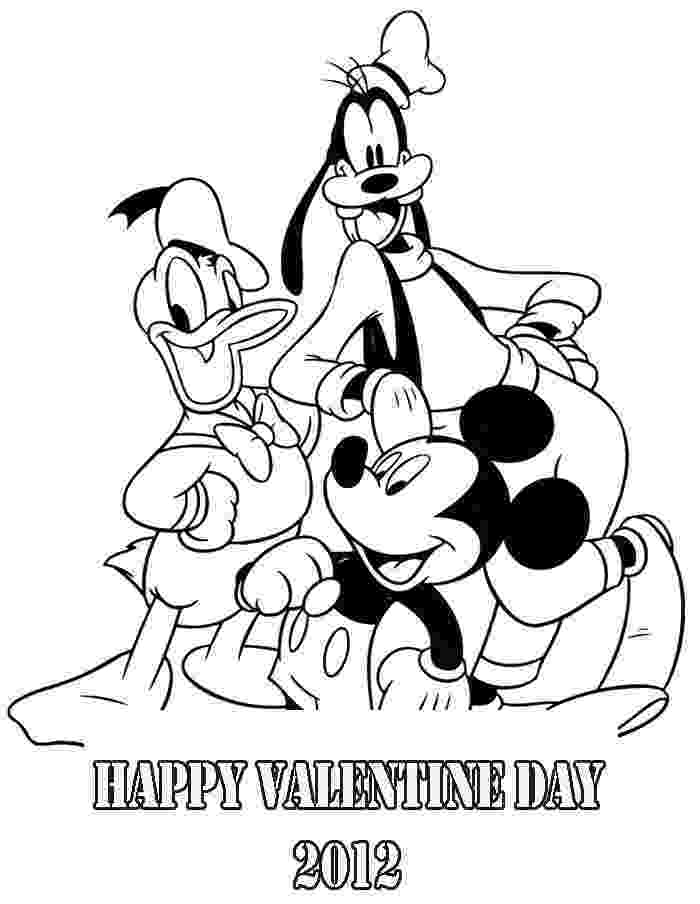 disney valentines day coloring pages cartoon design disney cartoon coloring pages quothappy disney coloring valentines pages day 