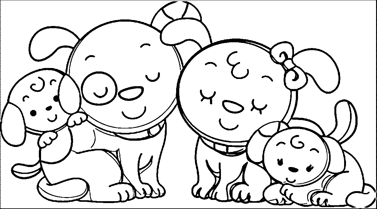 dog coloring pages for preschoolers family drawing for preschoolers at getdrawingscom free for coloring pages dog preschoolers 