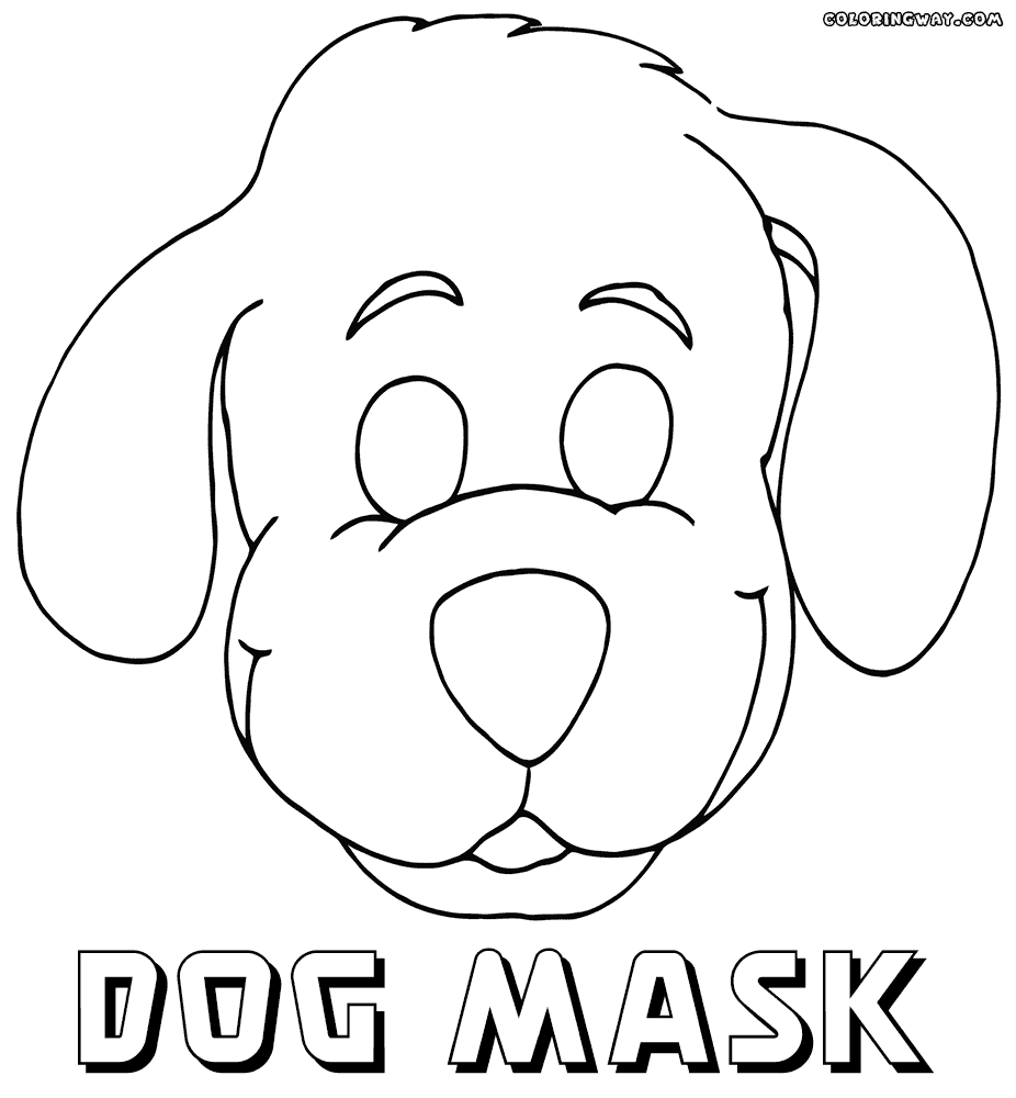 dog face coloring pages dog face coloring page kids world puppy drawing litle pups coloring dog pages face 