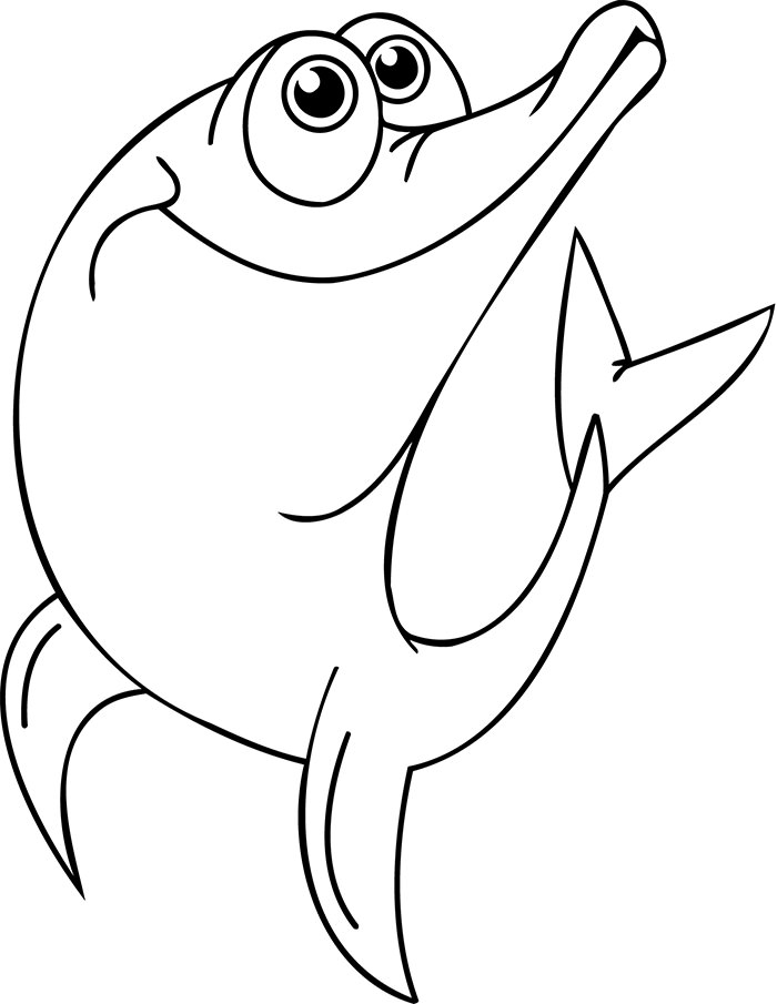 dolphin coloring page dolphin template animal templates free premium templates page coloring dolphin 