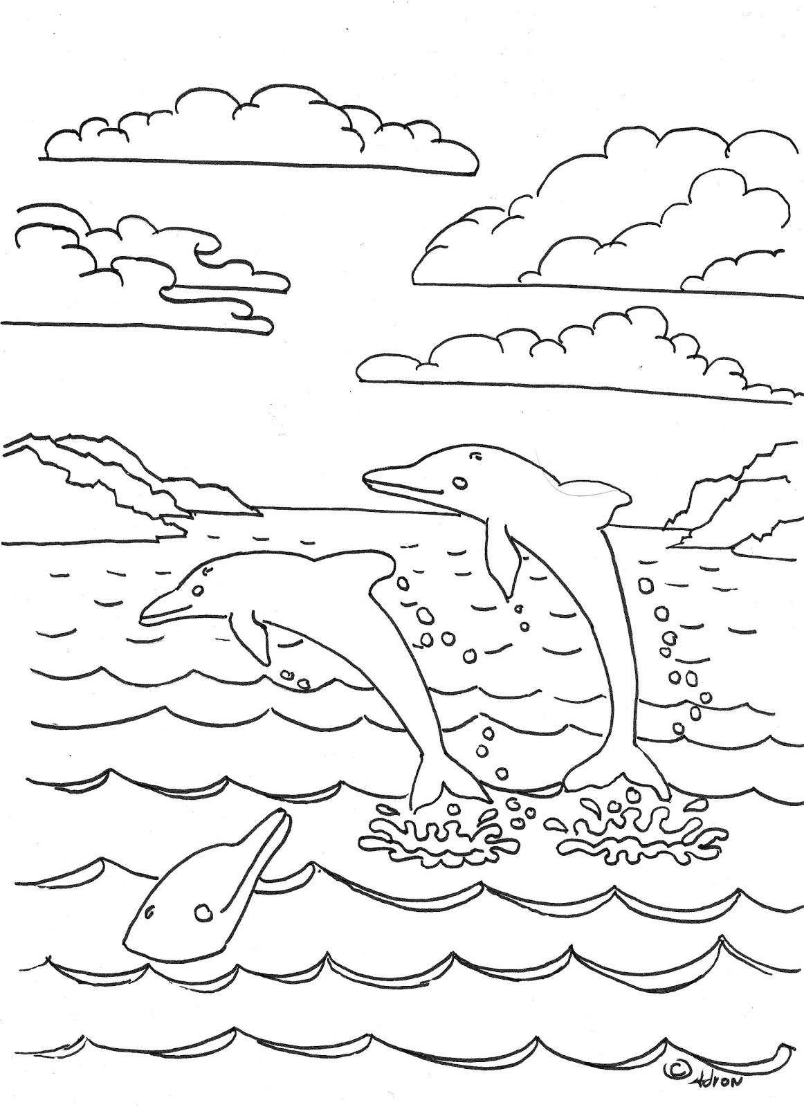 dolphin coloring printables dolphin coloring page adult coloring sheet nautical dolphin coloring printables 
