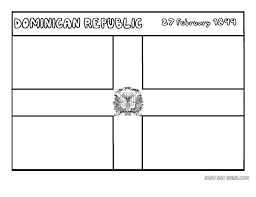dominican republic flag coloring page dominican republic coloring page free flags coloring page dominican republic coloring flag 