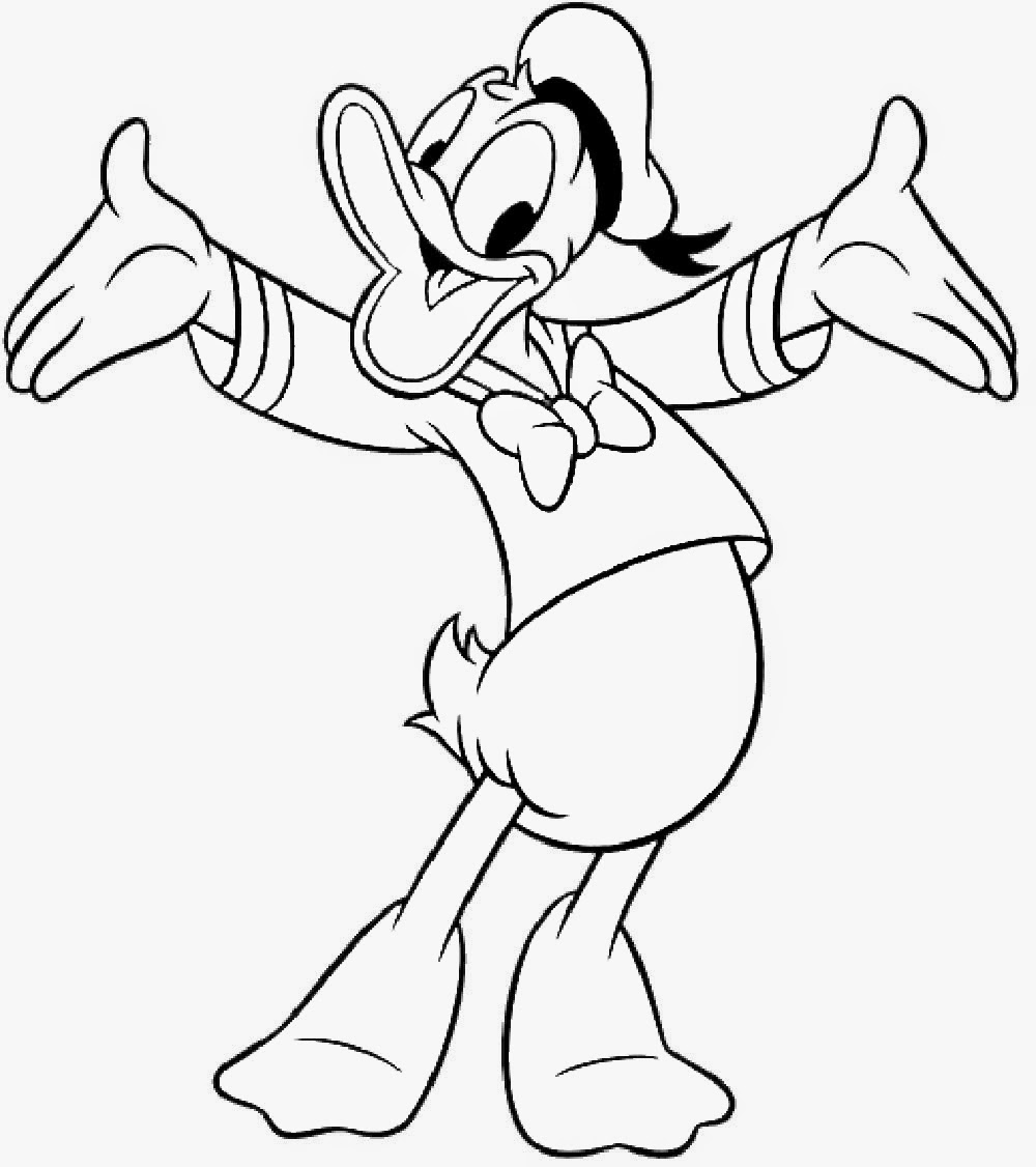 donald duck coloring eenden and maskers on pinterest duck donald coloring 