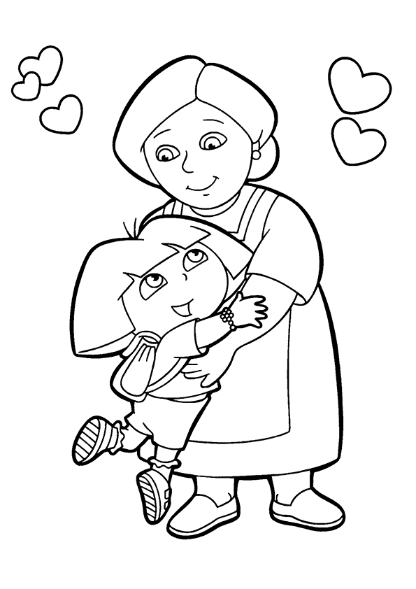 dora coloring page 19 dora coloring pages pdf png jpeg eps free dora page coloring 