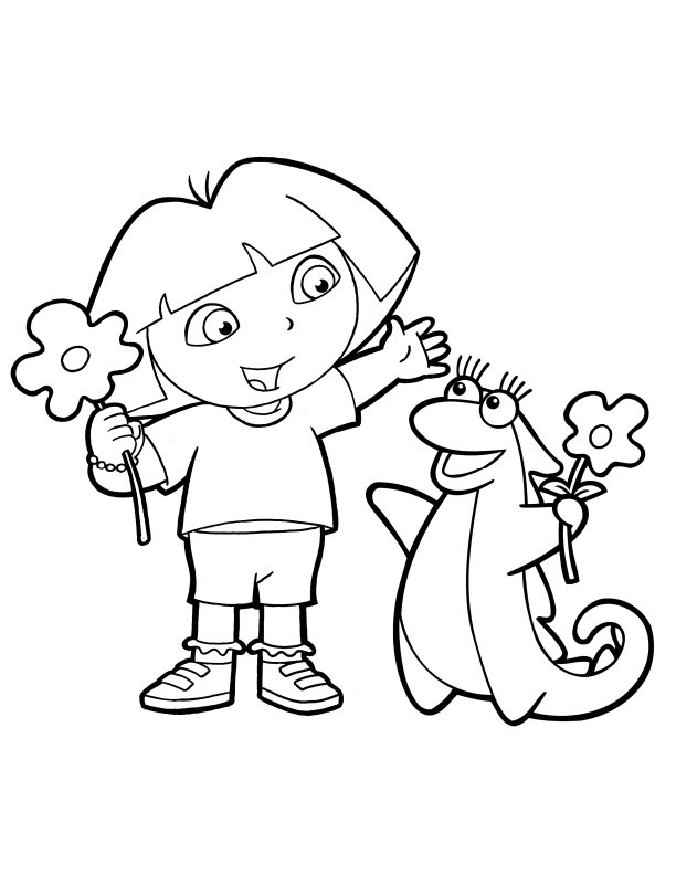 dora to color free printable dora coloring pages for kids cool2bkids color dora to 