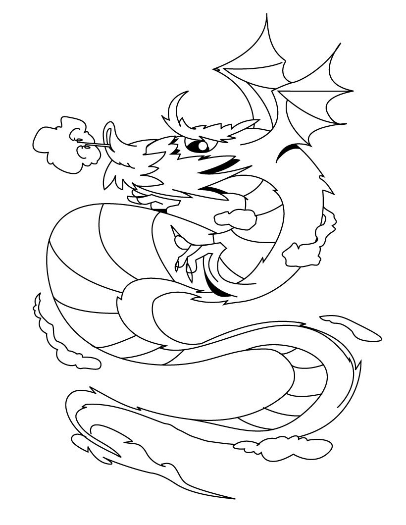 dragon coloring page february 2009 team colors dragon coloring page 