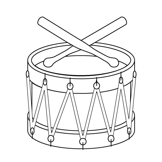 drums coloring page drum set drawing at getdrawingscom free for personal page coloring drums 