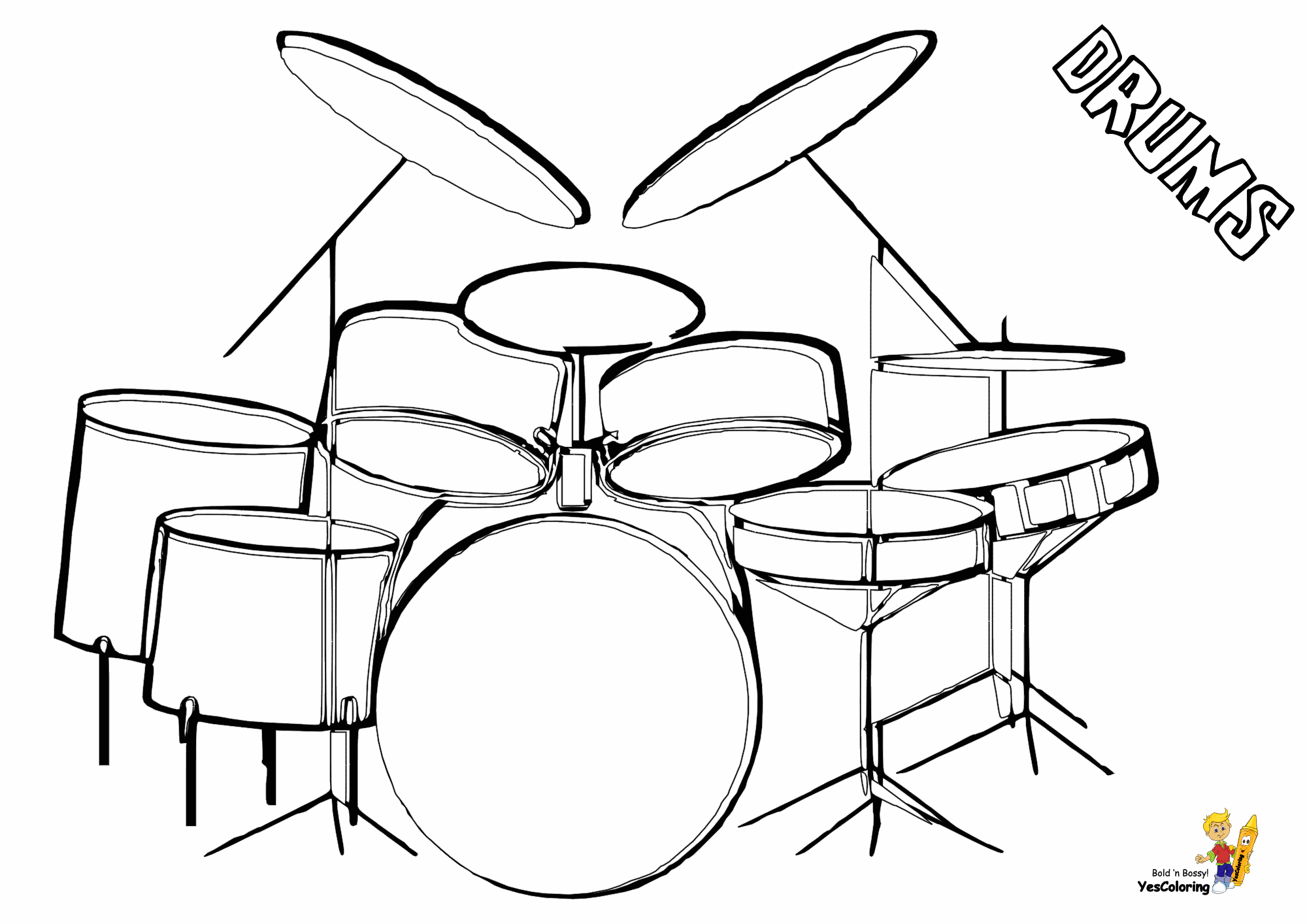 drums coloring page majestic musical drums coloring drums free snare coloring drums page 