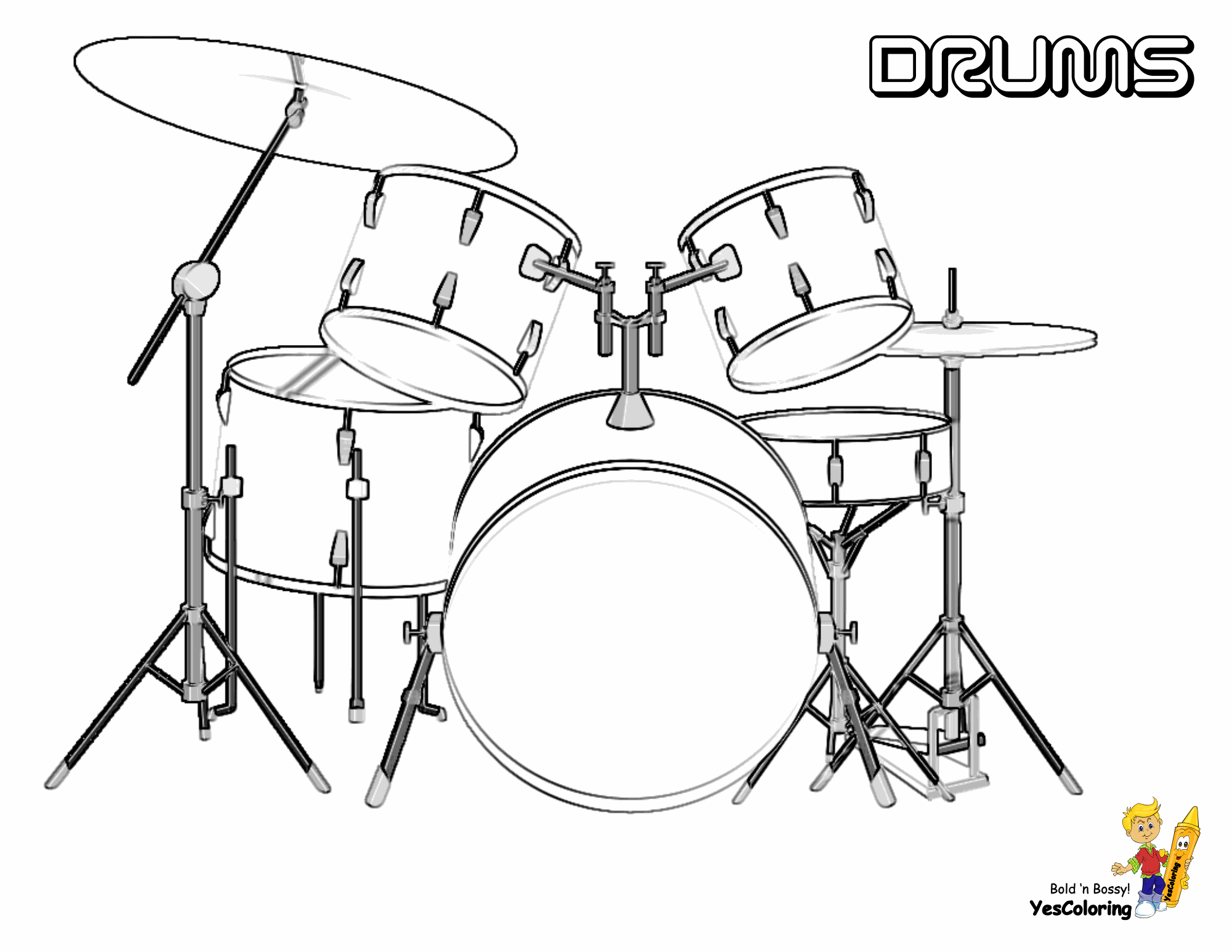 drums coloring page toy drum free printable coloring pages page drums coloring 