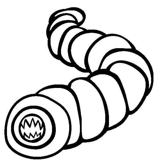 earthworm color earthworm coloring page animals town free earthworm earthworm color 
